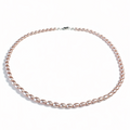 Rose Pink Pearl Necklace