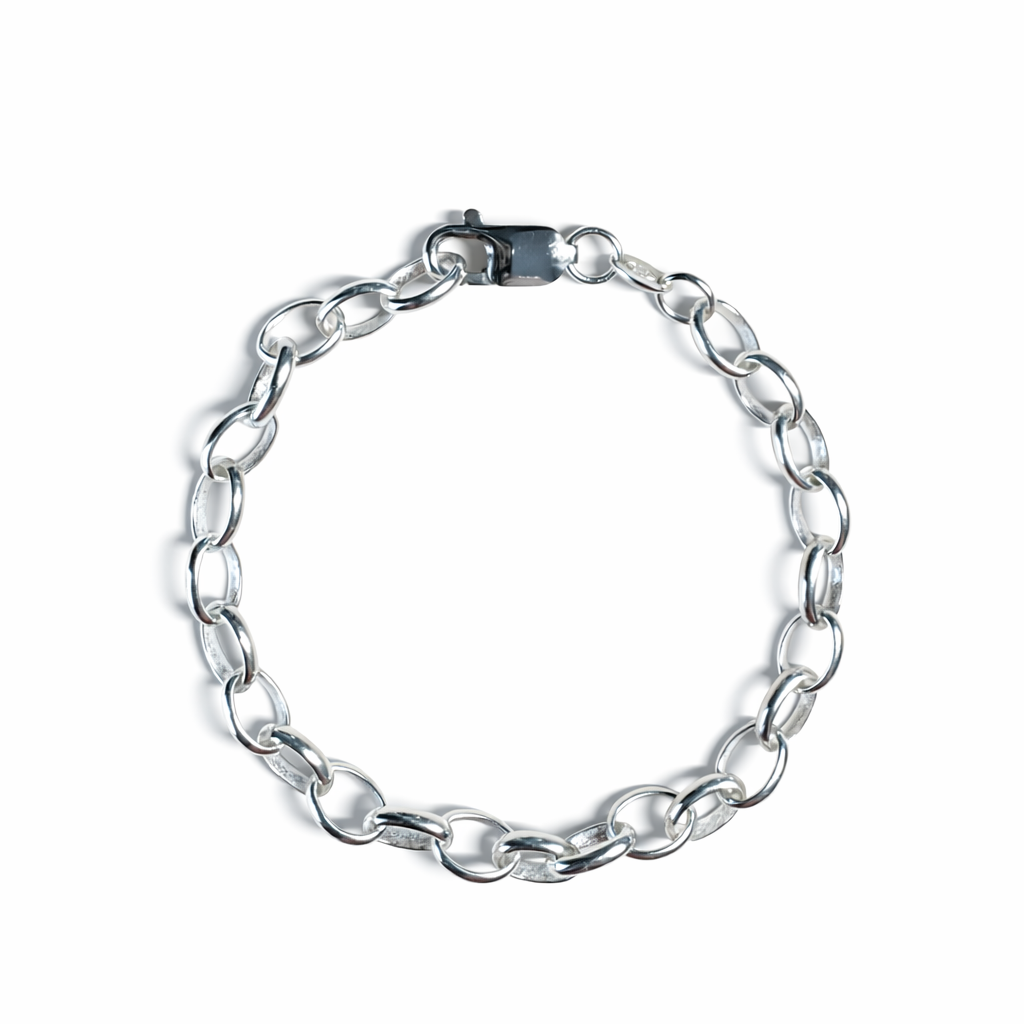 Chunky Silver Chain Bracelet