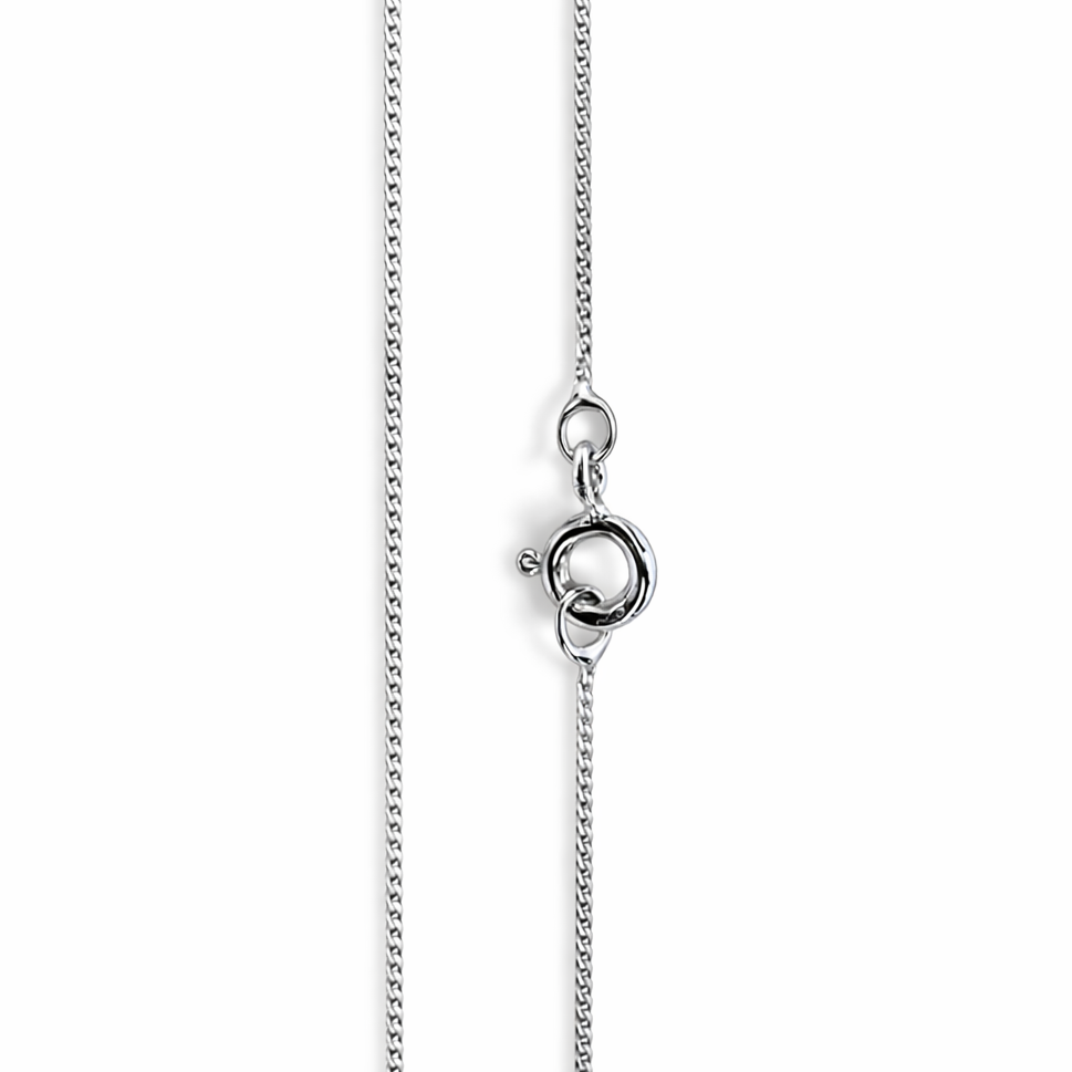 Silver Curb Chain - 18"