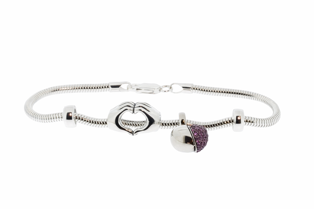 Hearts Charm Bracelet