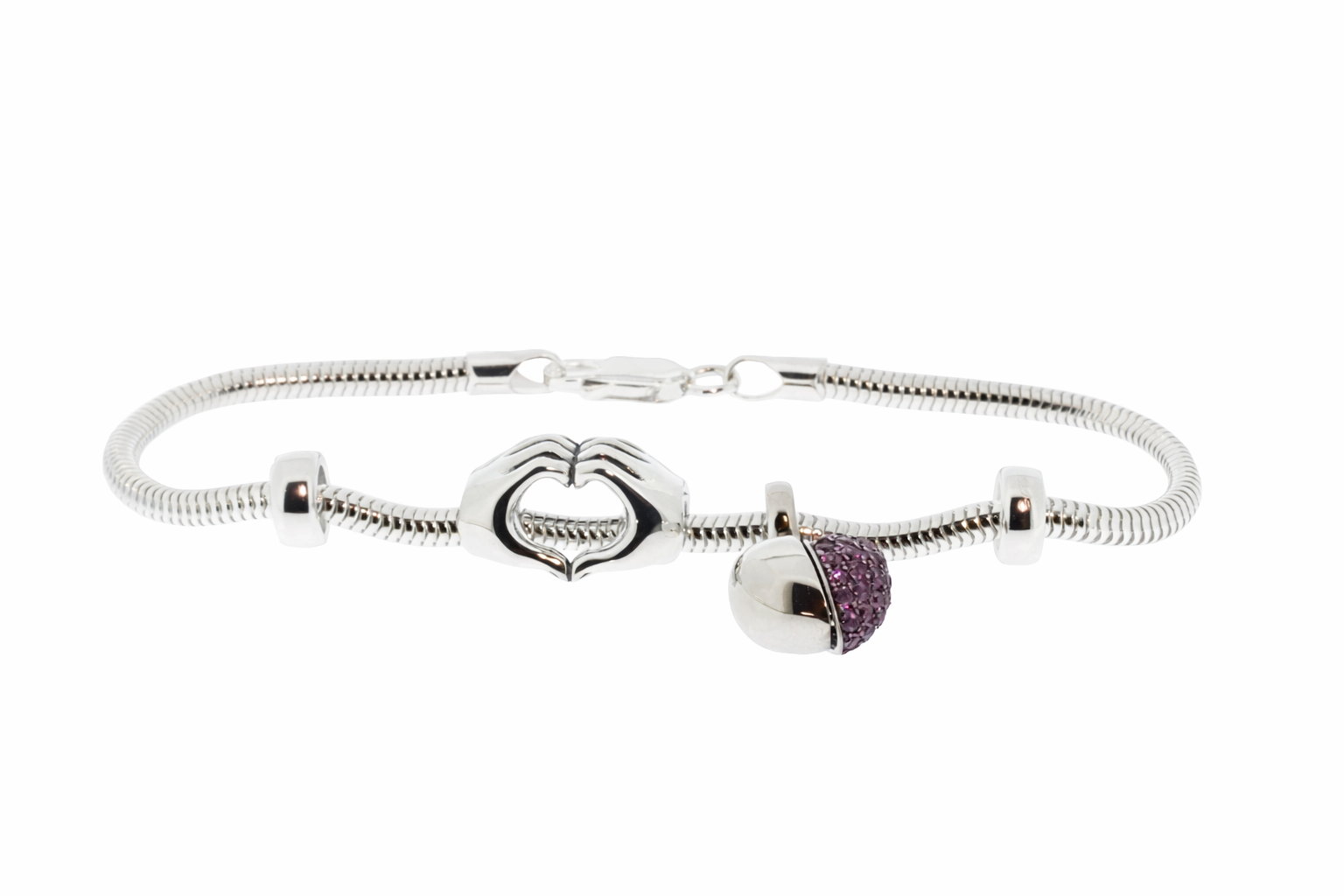 Hearts Charm Bracelet
