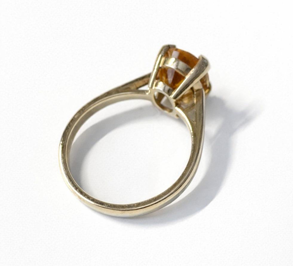 Gold Citrine Ring