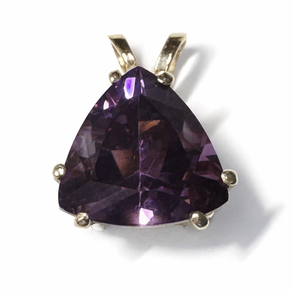 Amethyst Gemstone Necklace Pendant