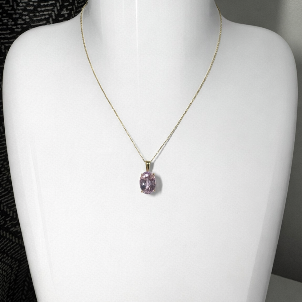 Kunzite Necklace Pendant
