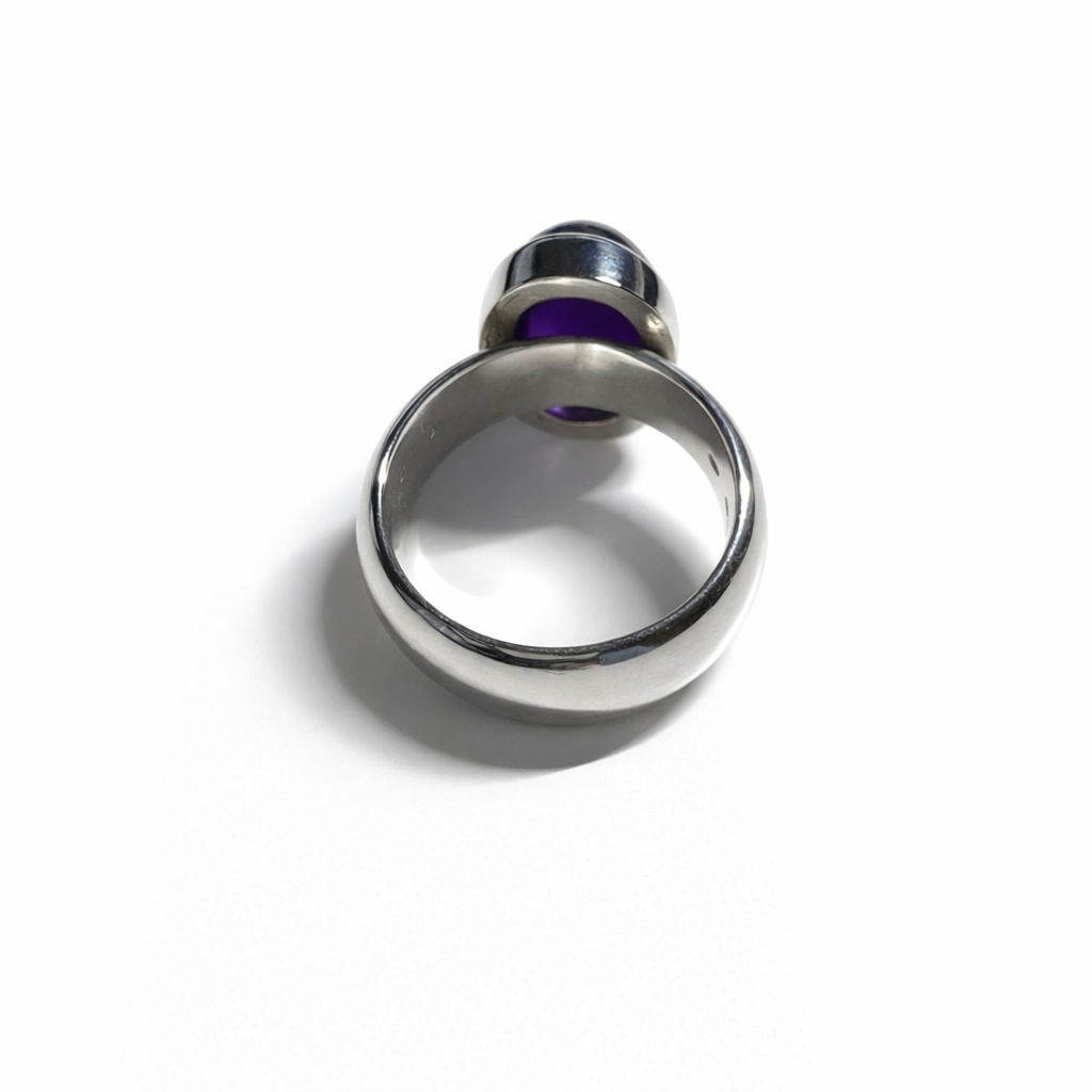 Silver Amethyst Ring