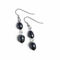 Blue Baroque Pearl Earrings
