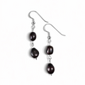 Brown Baroque Pearl Earrings