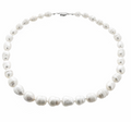 Cream Pear Pearl Necklace