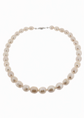 Beige Pear Pearl Necklace