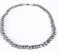 Silver Baroque Pearl Necklace