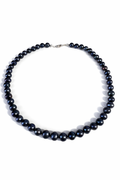 Midnight Blue Pearl Necklace